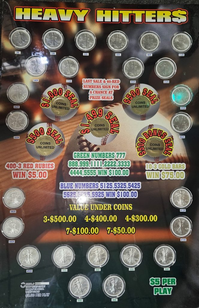 Coin Board - Heavy Hitters