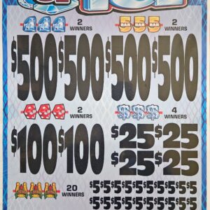 5 Window - $1 Ticket - $500 Top Prize