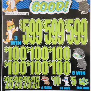 Jar Tickets - $1 per bundle - 599 Top Prize