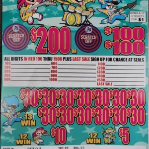 Jar Tickets - Small Game - $1 per bundle - $200 Top Prize