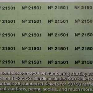 Silent Auction Tickets